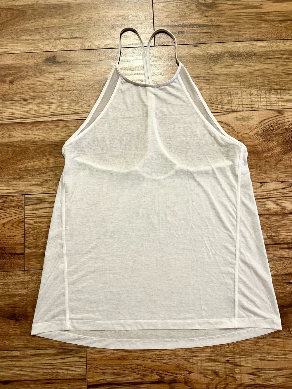 Lululemon Wild Tank High Neck Halter Mesh Detail White Size 6
